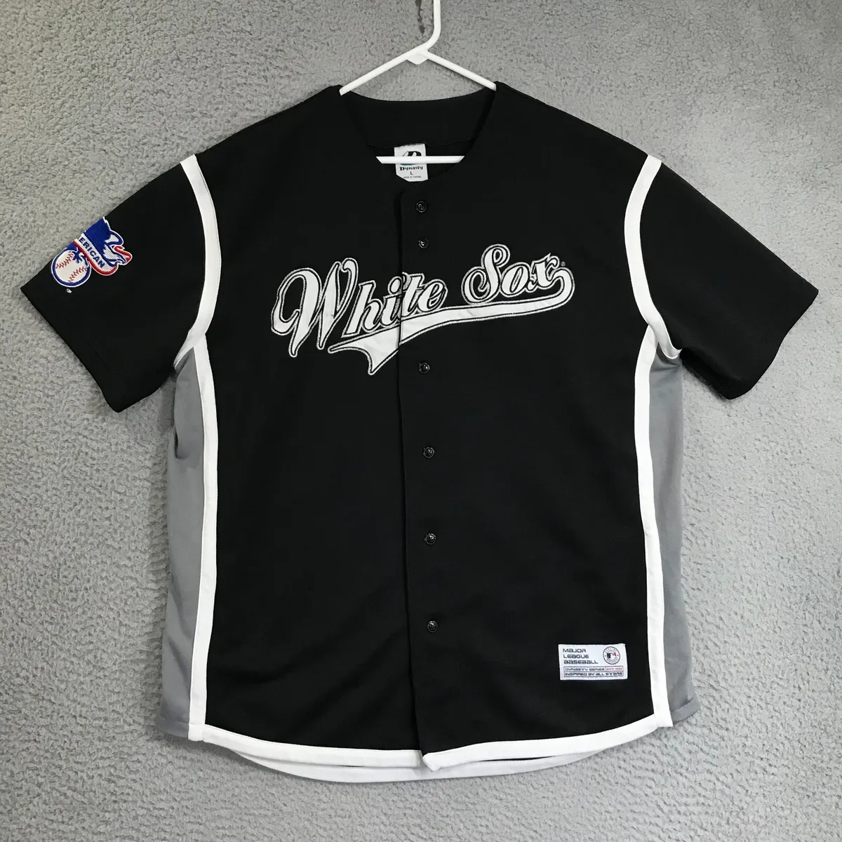 Chicago White Sox Haberland #89 Jersey Mens Large Black Dynasty ...