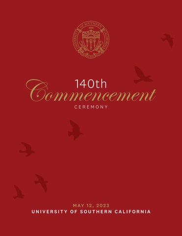 140th Commencement Program_B by University of Southern California ...