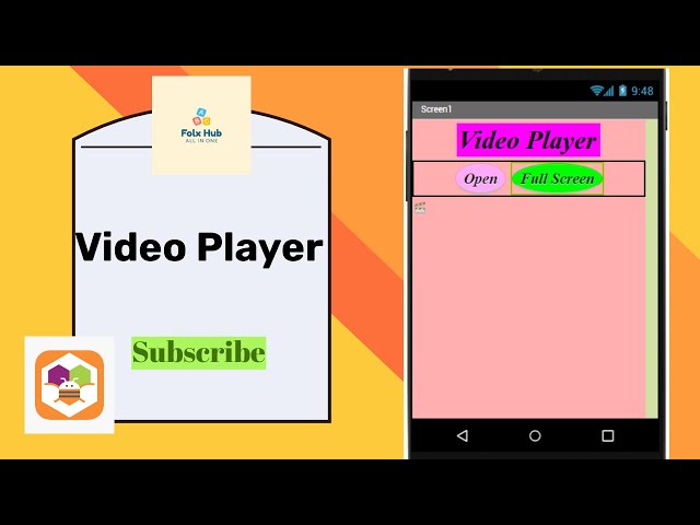 Video player App in MIT App Inventor - YouTube