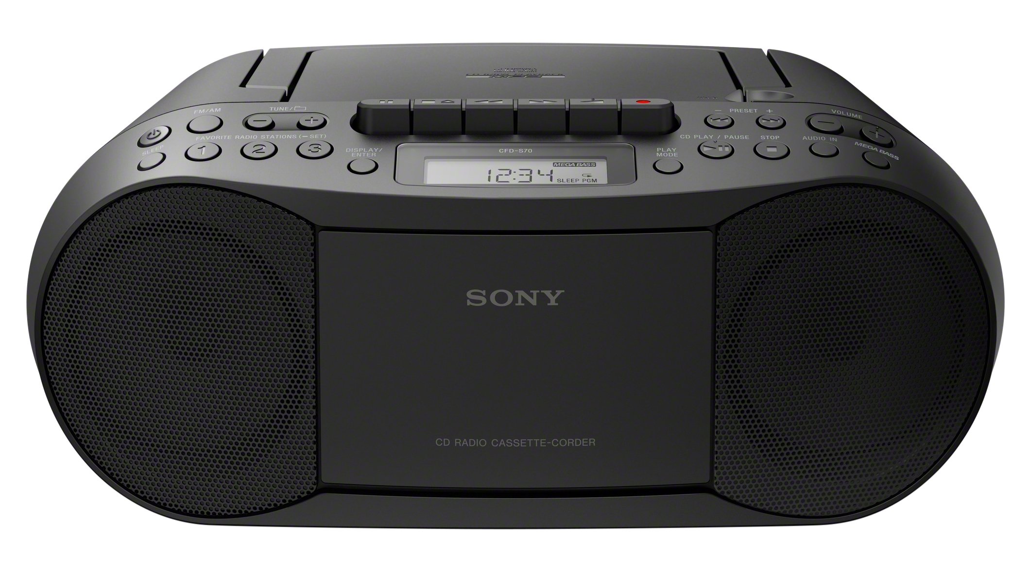 Amazon.com: Sony Stereo CD/Cassette Boombox Home Audio Radio ...