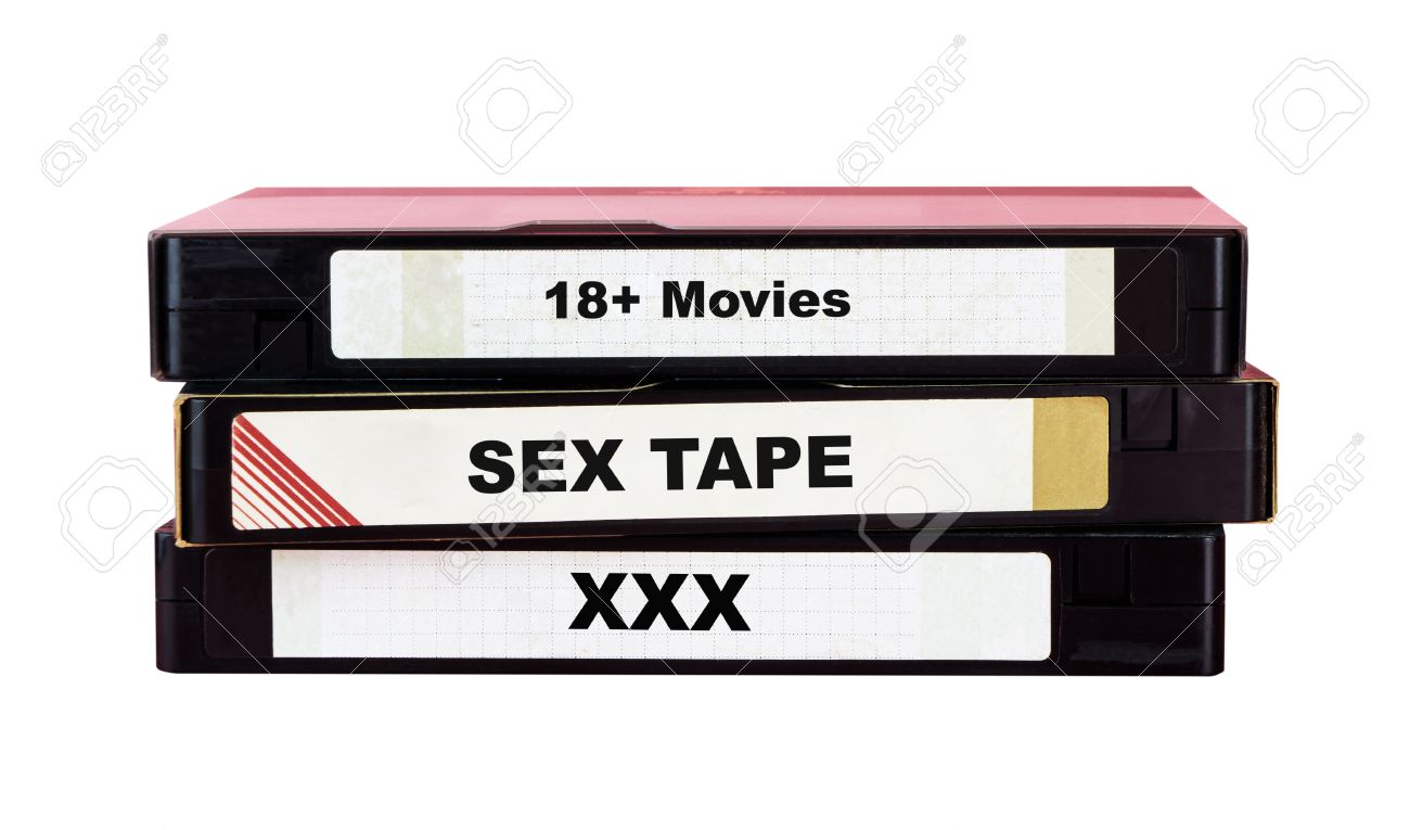 Video Tape Label With Sexy XXX 18+ Adult Movie Sex Tape Isolated ...