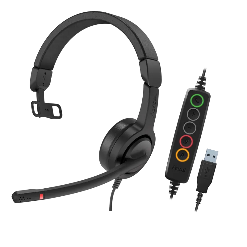 Axtel VOICE UC40 mono USB-A headsets - AxtelWorld.com