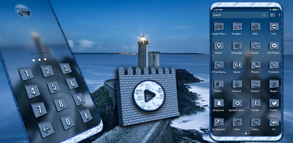 Sea Lighthouse Launcher Theme APK for Android Download