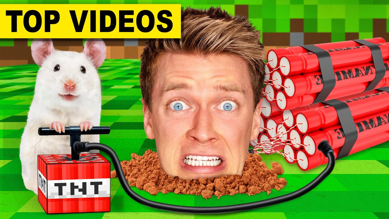 Best Hamster Maze Challenges 🐹 Minecraft vs Pancake Art - How To ...