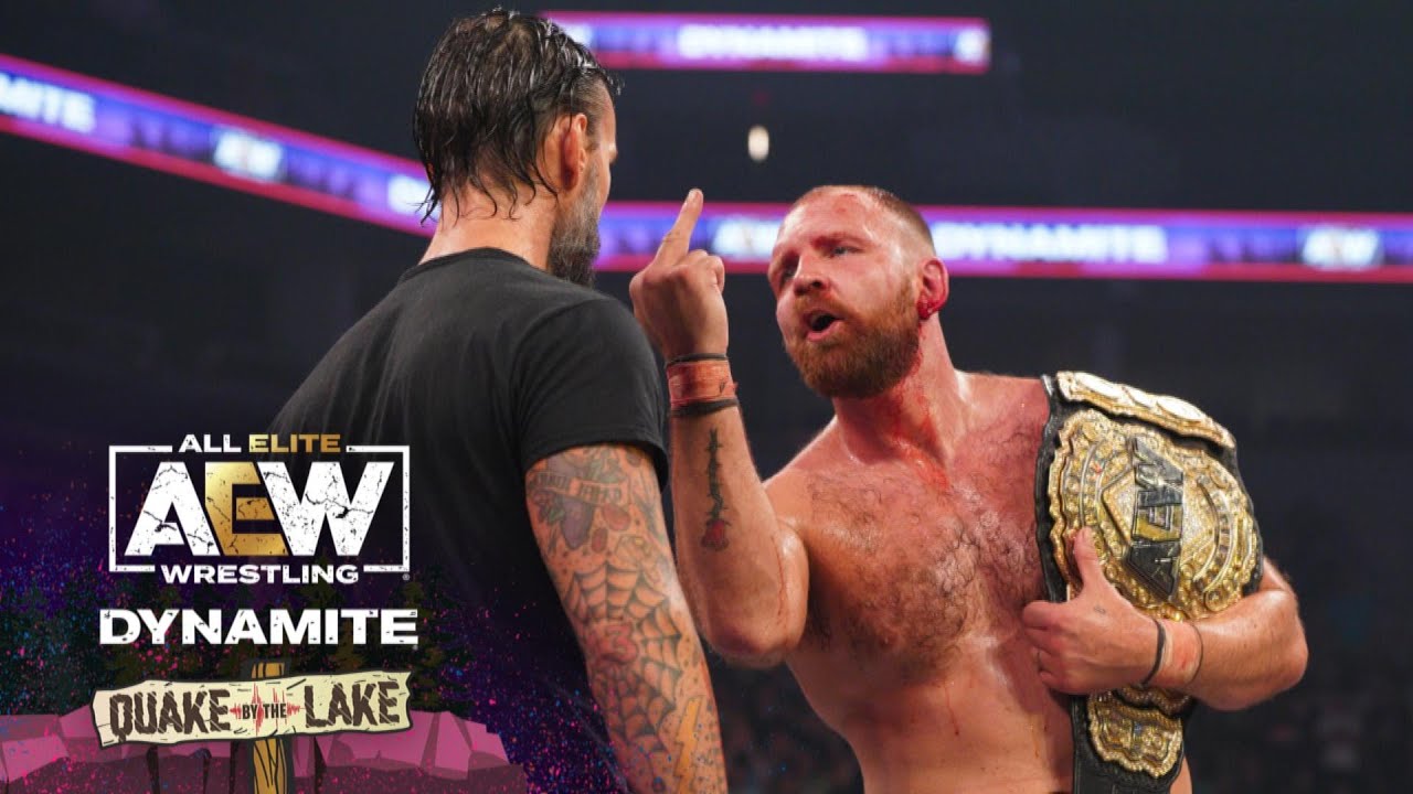 The AEW World Champion CM Punk is Back! | AEW Dynamite: Quake by ...