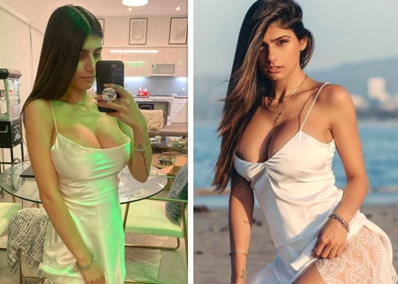PIC: Mia Khalifa shares sultry 'wedding day' preparation picture ...