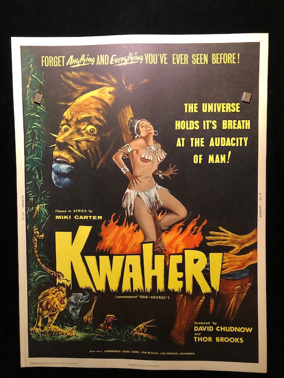 Original 1965 Kwaheri 30x40 Movie Poster Blaxploitation - Etsy ...