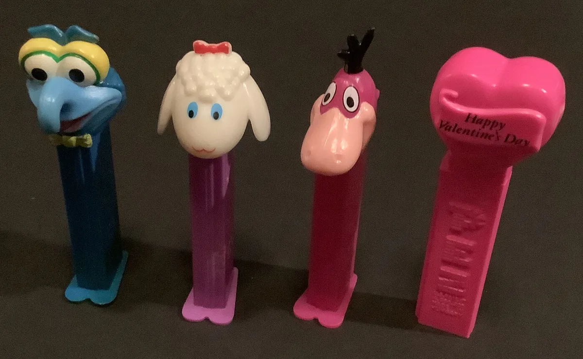 Pez Dispensers Lot of 4. Gonzo, Dino, Lamb Chop And Valentine's | eBay