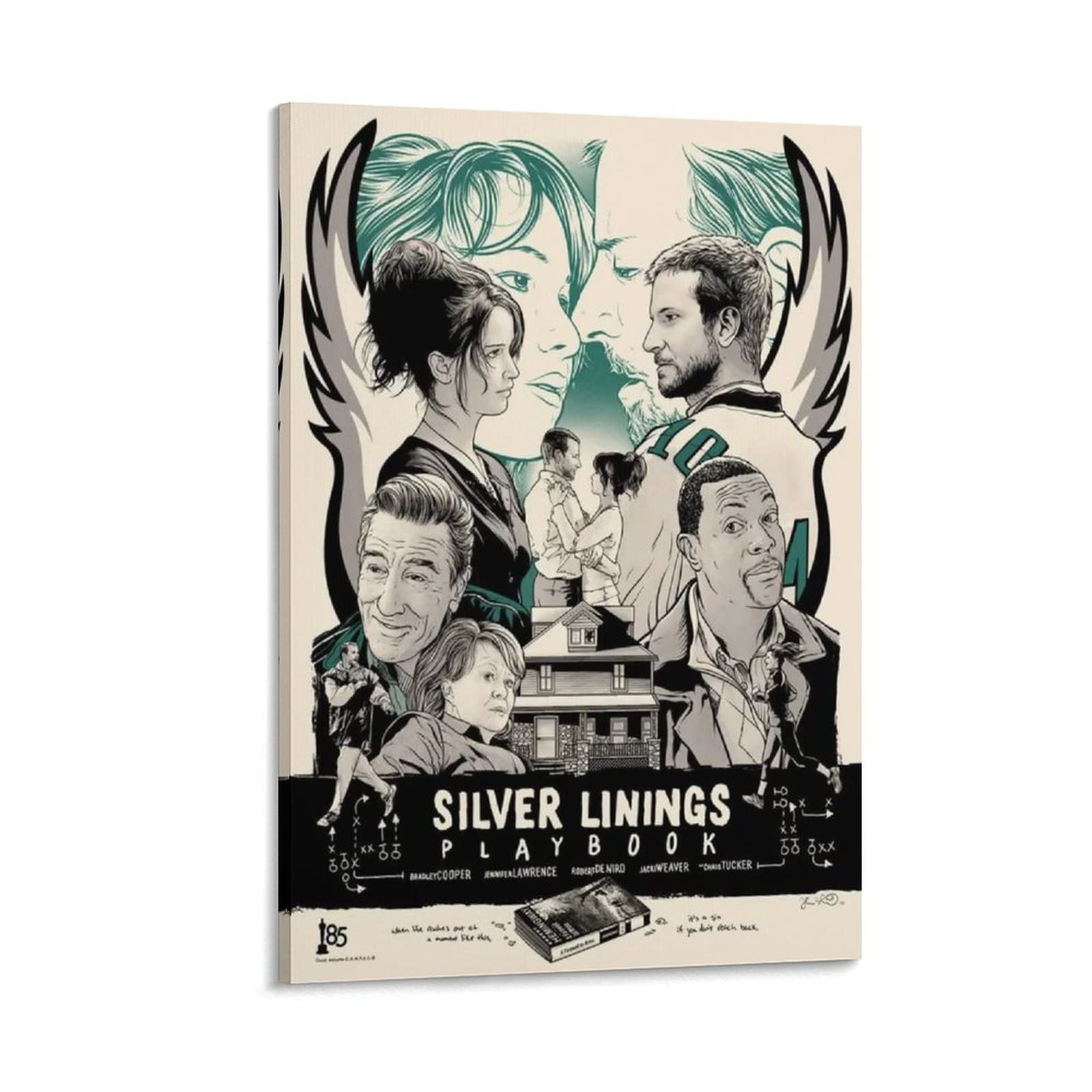 Amazon.com: Silver Linings Playbook Movie Posters (3) Wall Art ...