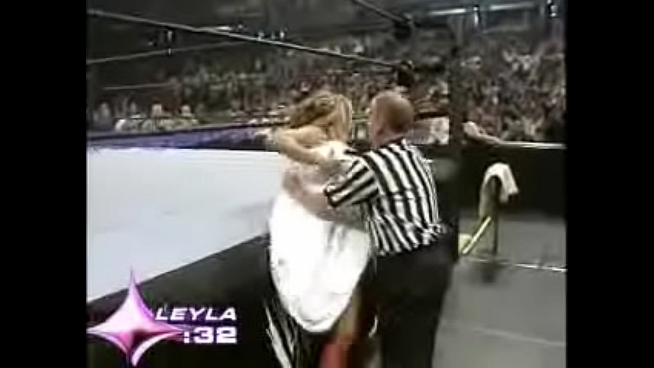 WWE Raw July 4th 2005 - Bikini Boot Camp - Leyla Nipple Slip (2005 ...