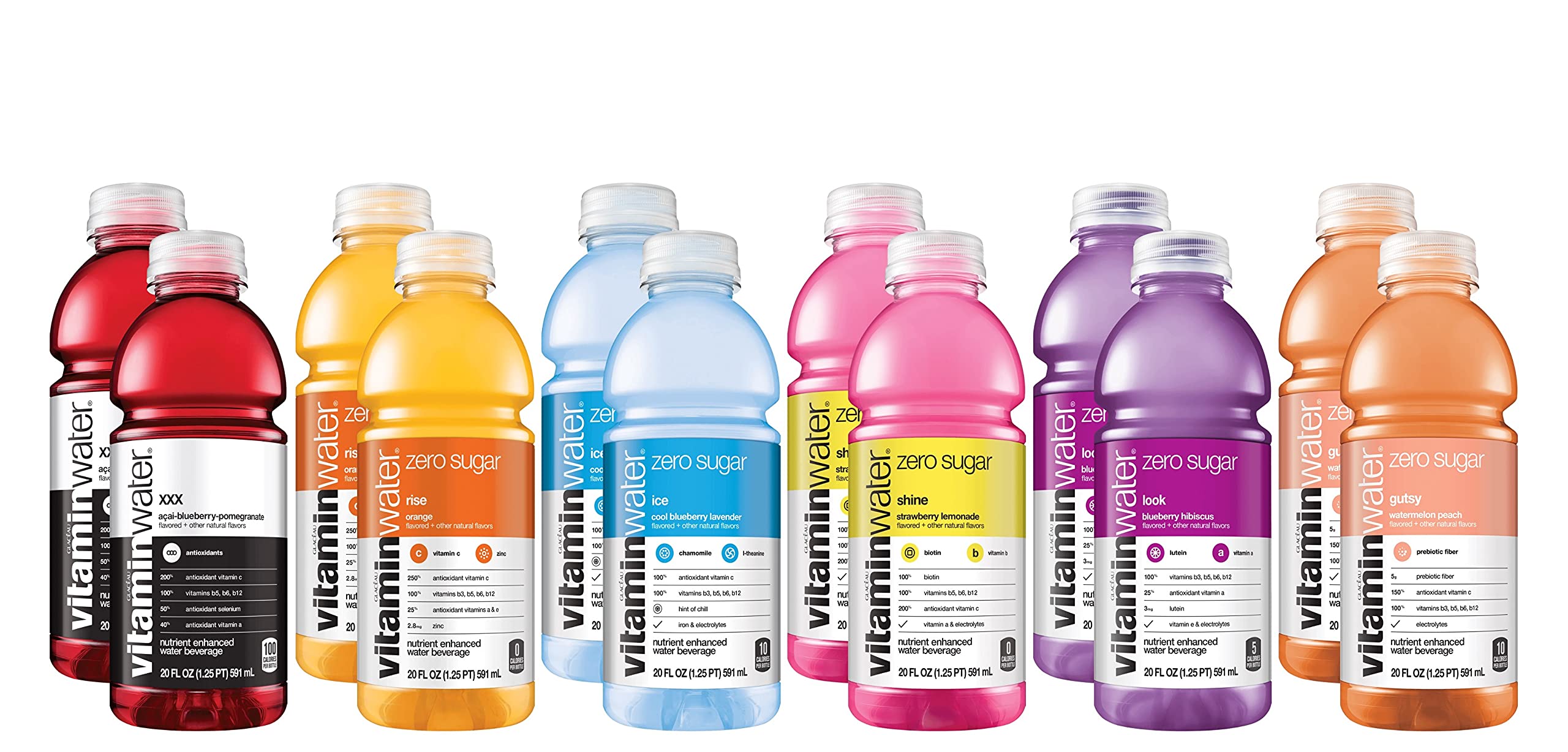 Amazon.com : Vitamin Water ZERO Sugar | All Flavor Variety Pack ...