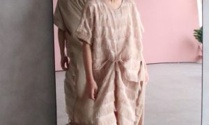 Bubbatoes - Lamima Premium Kaftan - Nude - Kicau Kecil