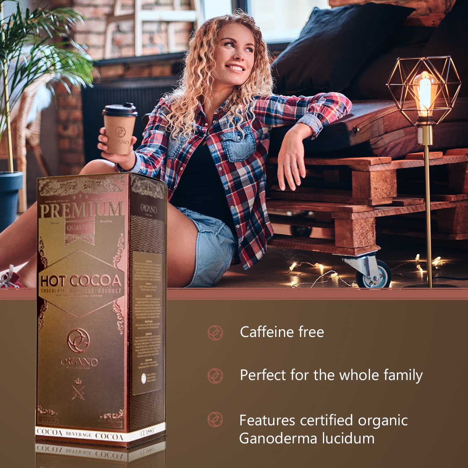 Amazon.com : Organo Gold Premium Hot Cocoa Hot Chocolate U.S.A. ...