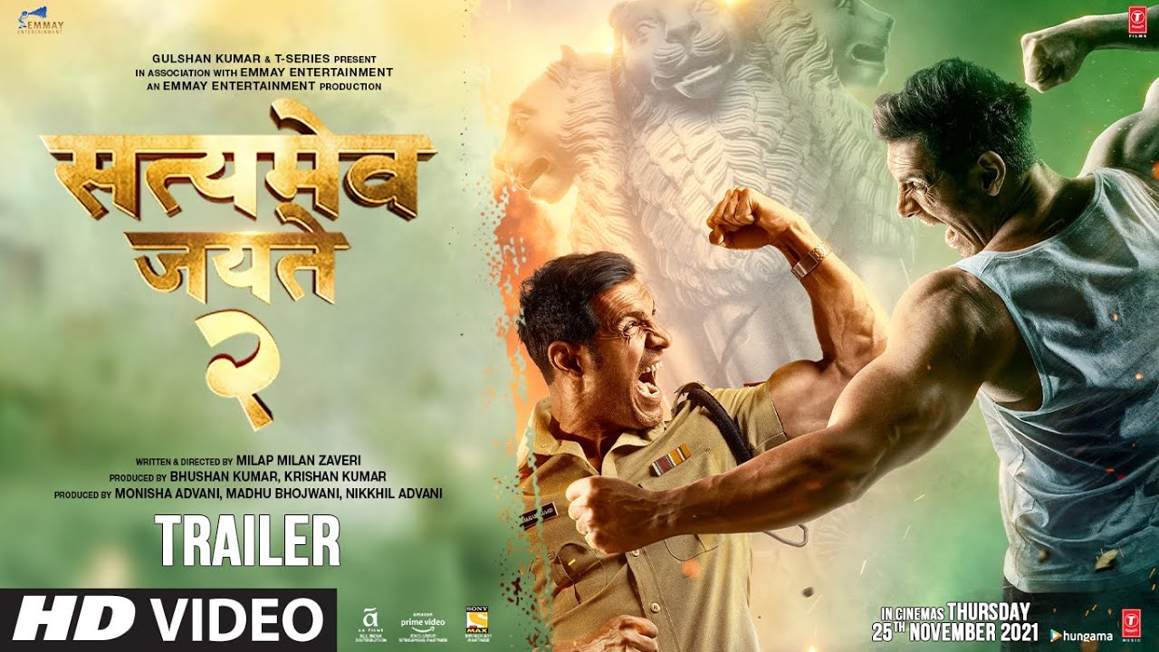 Satyameva Jayate 2 (OFFICIAL TRAILER) John Abraham, Divya Khosla ...