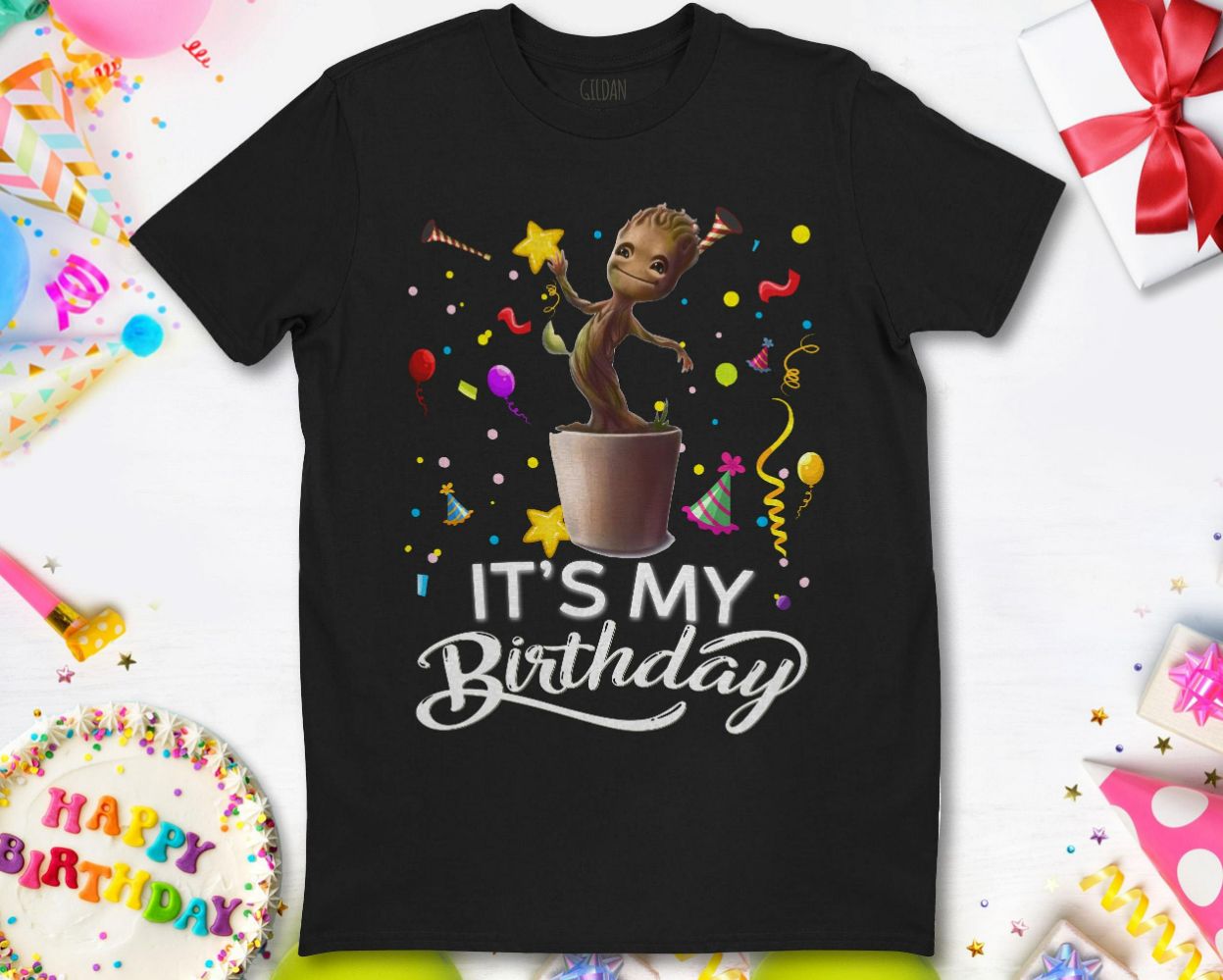 Star Wars Baby Goot Its My Birthday Holiday Birthday Party T-Shirt ...