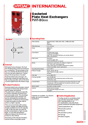 Gasketed plate heat exchangers - Plate heat exchangers - Fluid ...