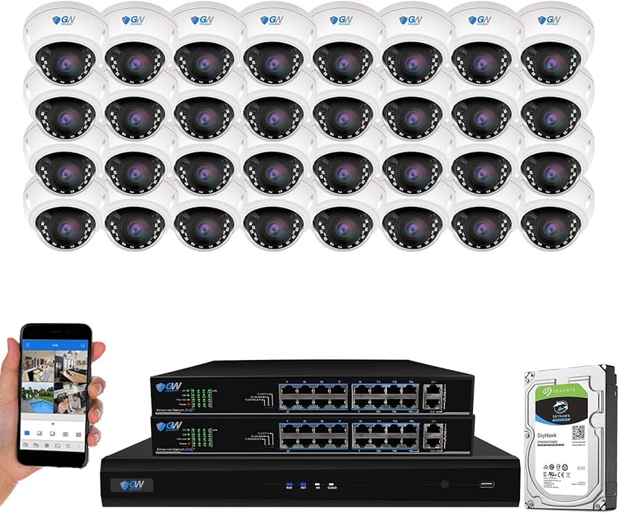 Amazon.com : GW Security 32 Channel 8MP UltraHD 4K (3840x2160 ...