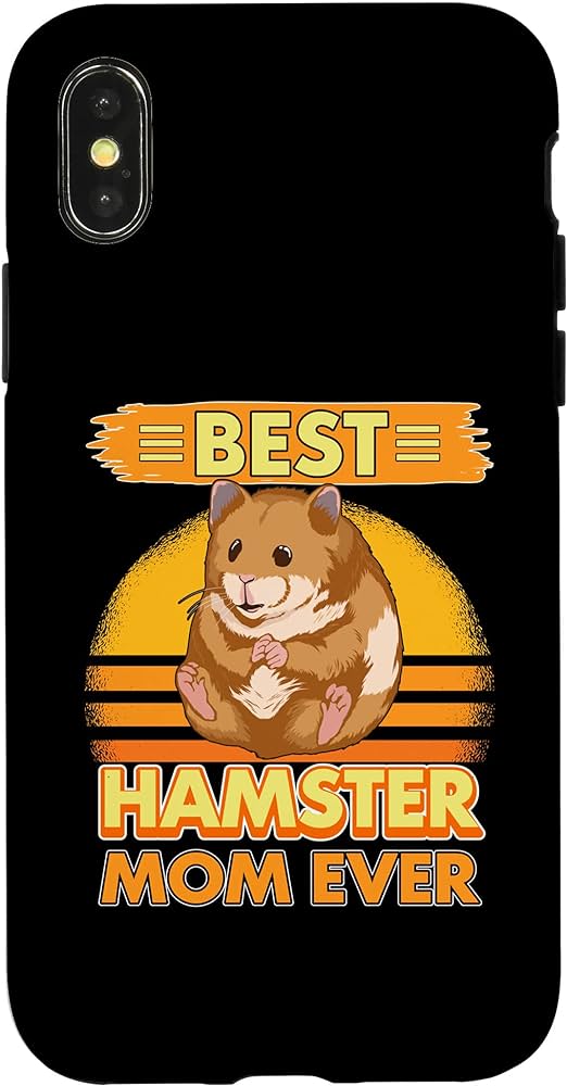 Amazon.com: iPhone X/XS Girls Best Hamster Mom Ever Mother's Day ...