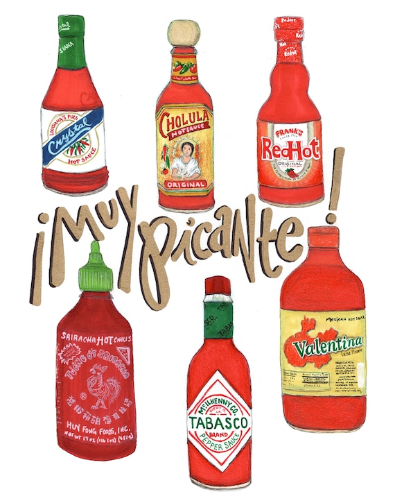 Hot Sauce in My Bag Swag // Muy Picante Very Spicy - Etsy Ireland