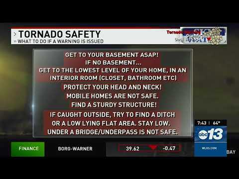 WLOS Tornado Coverage l 10/10/2020 - YouTube