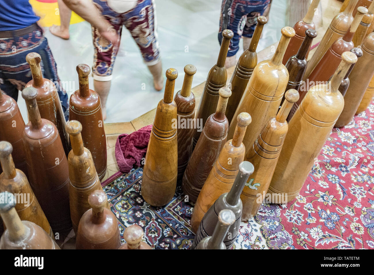 Traditional Sport or Varzesh-e bastani, Zurkhane, Kashan, Iran ...