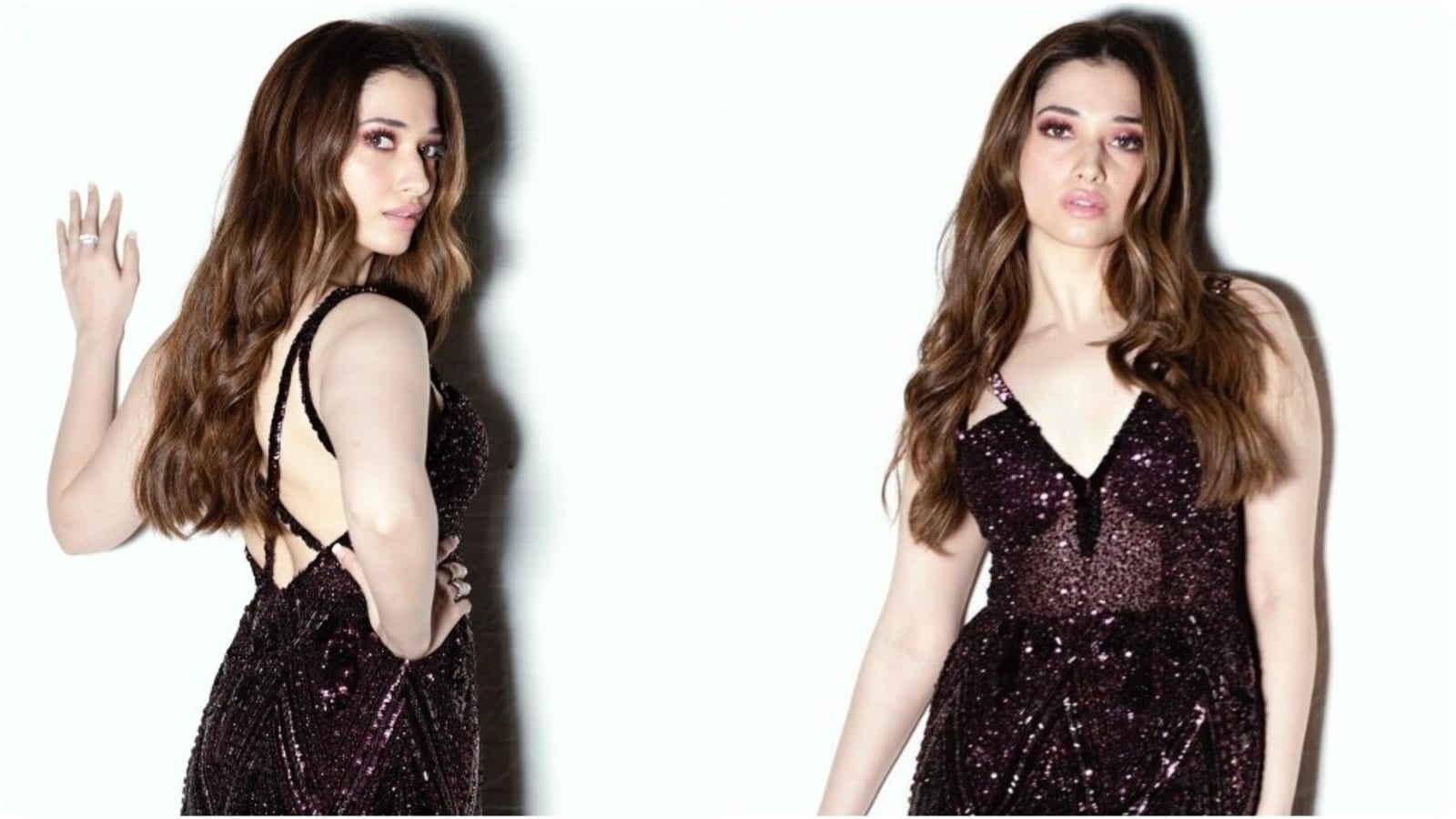 Tamannaah Bhatia is sexy beyond words in shimmery bodycon gown for ...