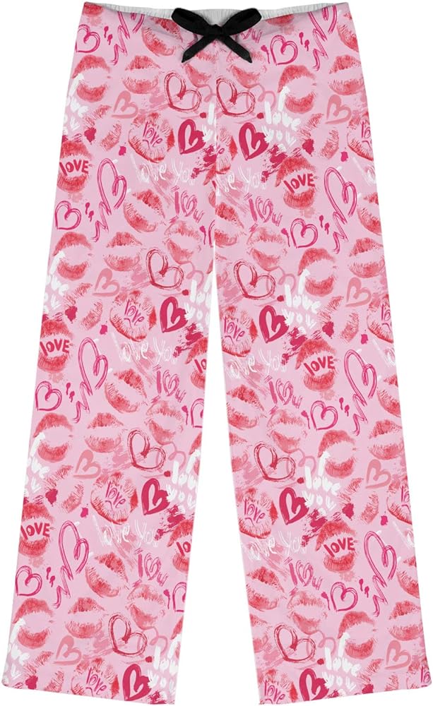 RNK Shops Lips n Hearts Womens Pajama Pants - XS at Amazon Women's ...