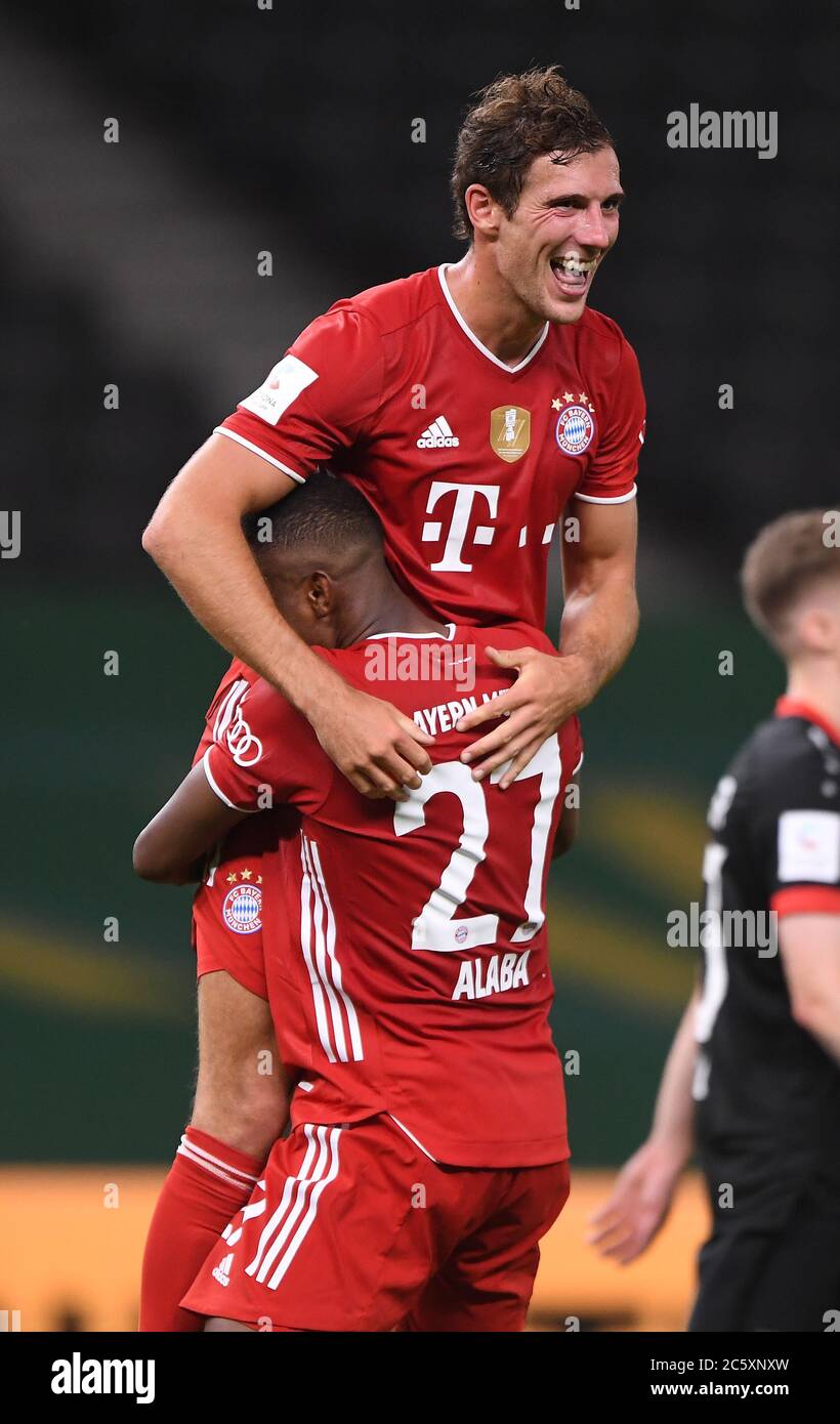 Berlin, Germany, 4 th July 2020, Leon GORETZKA, FCB 18 David ALABA ...