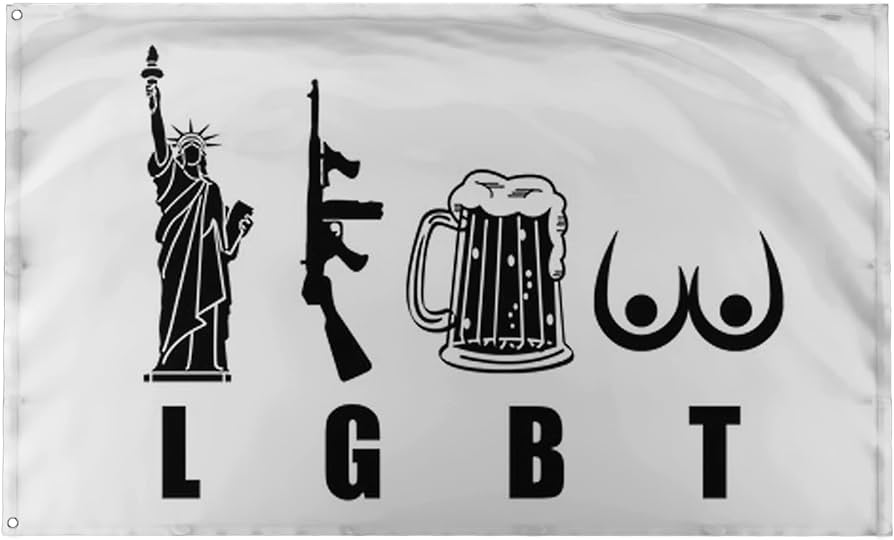 Amazon.com : Banger - LGBT - Liberty Guns Beer Tits Motivational ...