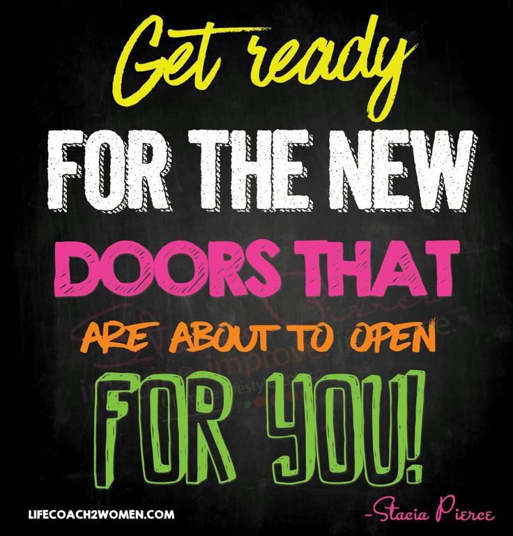 Get ready for the new doors that are about to open for you! Doors ...