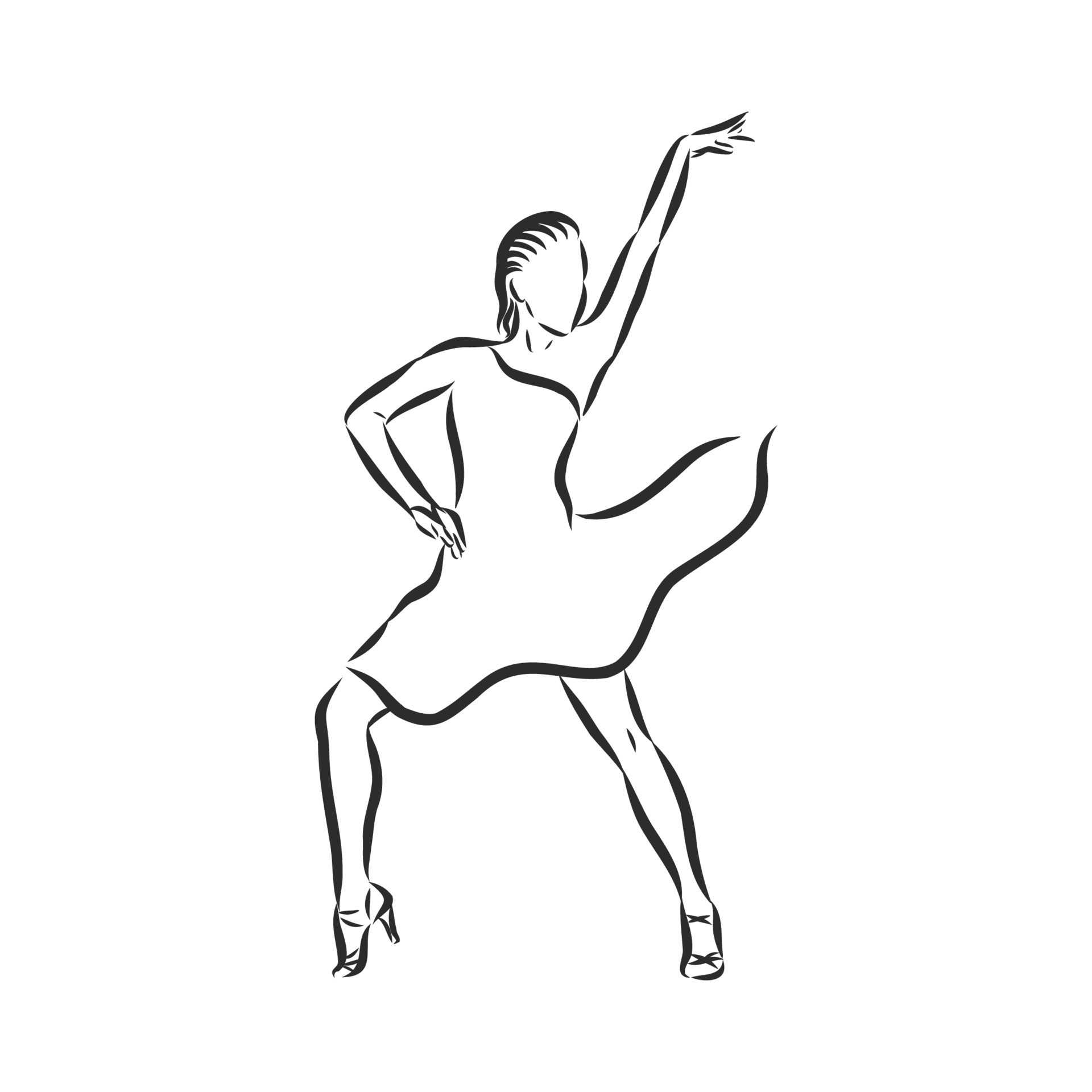 latin american dance vector sketch 17050334 Vector Art at Vecteezy