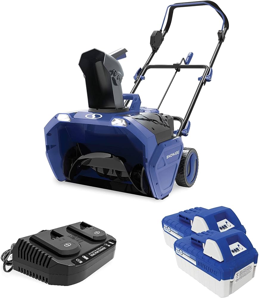 Amazon.com: Snow Joe 24V-X2-20SB 20-Inch 48 Cordless Snow Blower ...