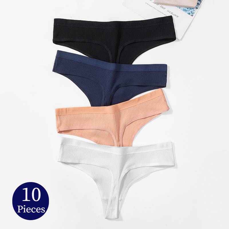 TrowBridge 10PCS/Set Cotton Women's Panties Sexy Female ...