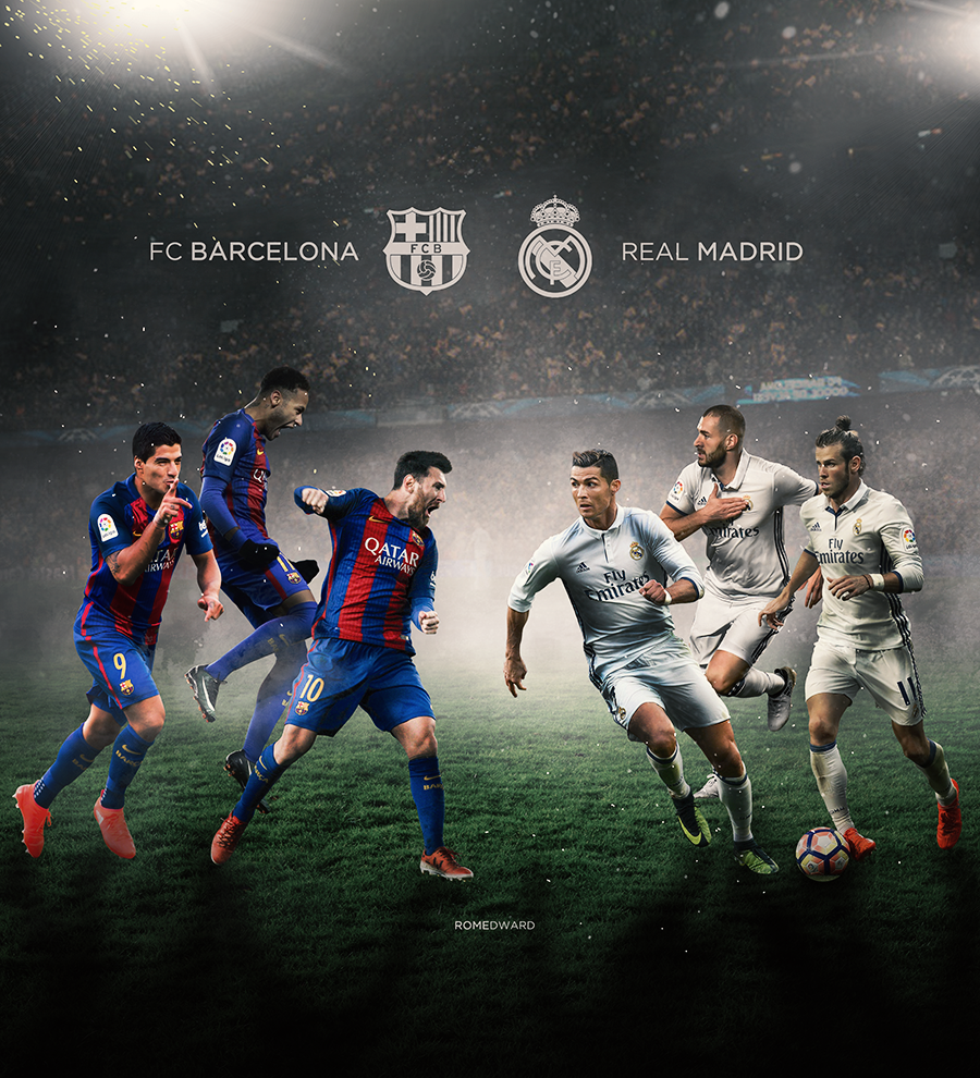 El Clásico - MSN vs BBC on Behance