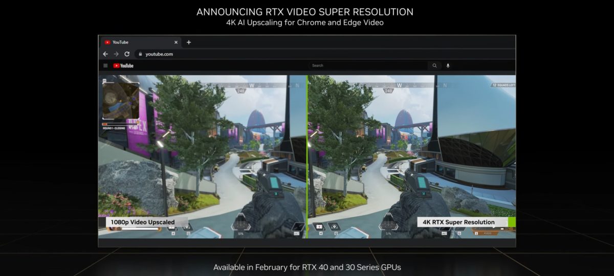 Chrome 110 brings NVIDIA RTX Super Resolution support - VideoCardz.com