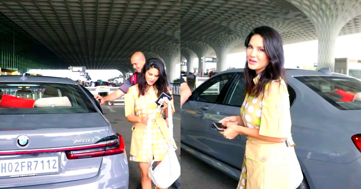 Sunny Leone bollywood actress buys new bmw luxury car 7 series