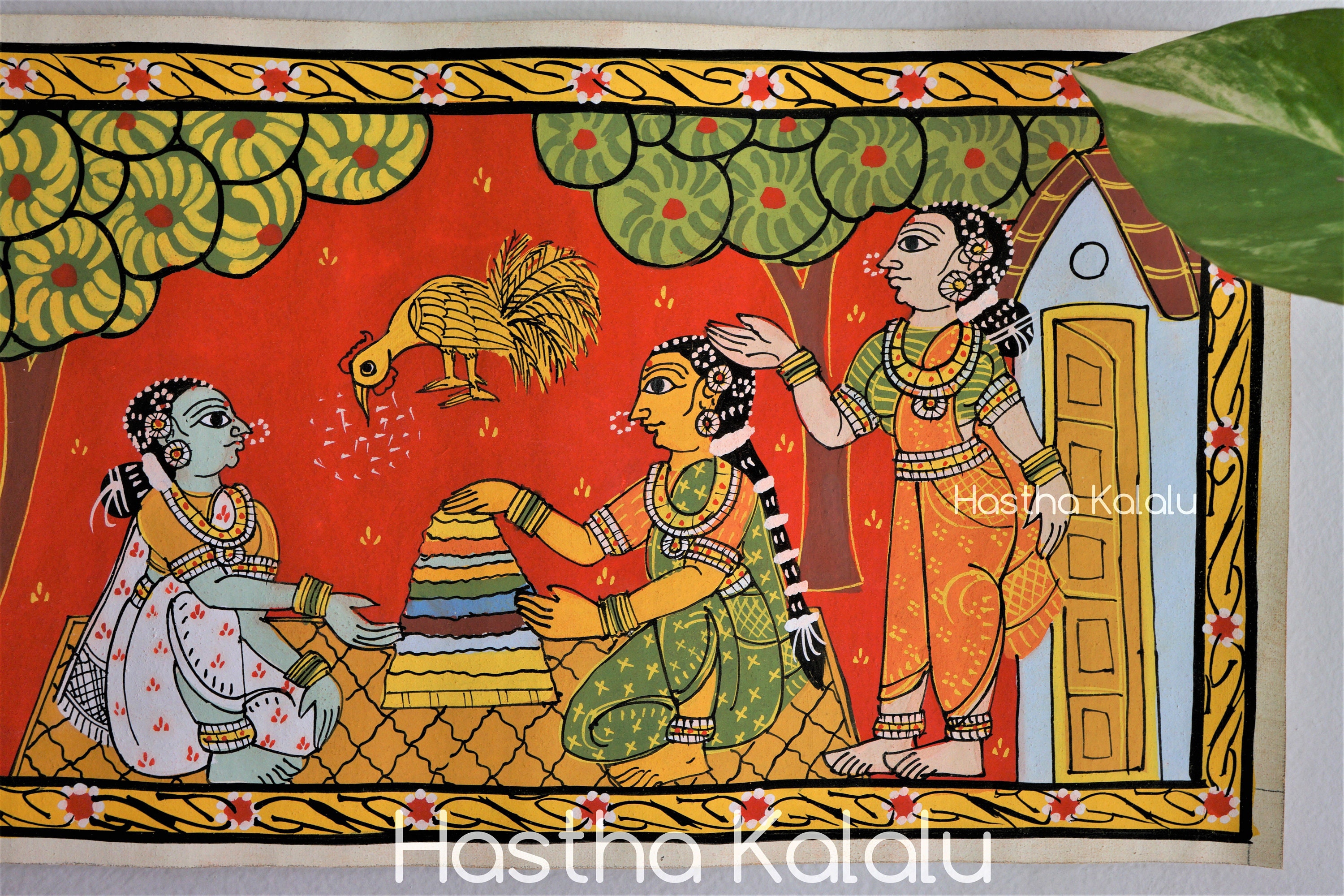 Batukamma Festival Cheriyal Painting Telangana Festivals - Etsy