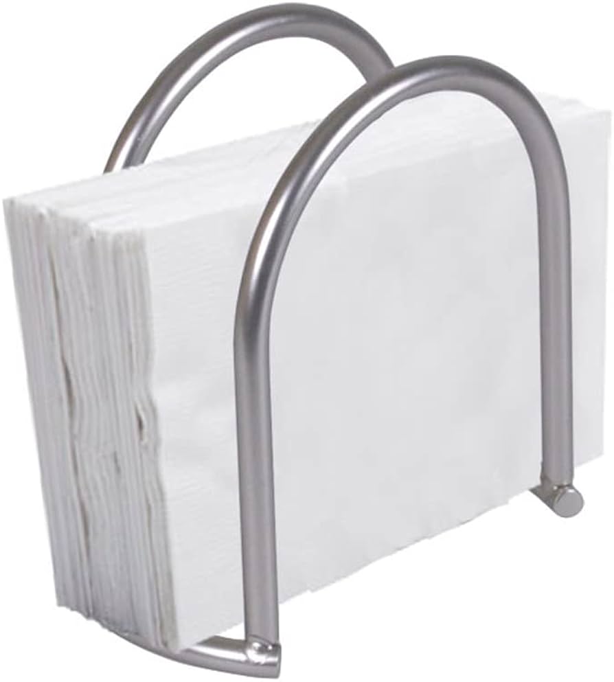 Amazon.com: Metal Napkin Holder For Table, By Home Basics (Satin ...