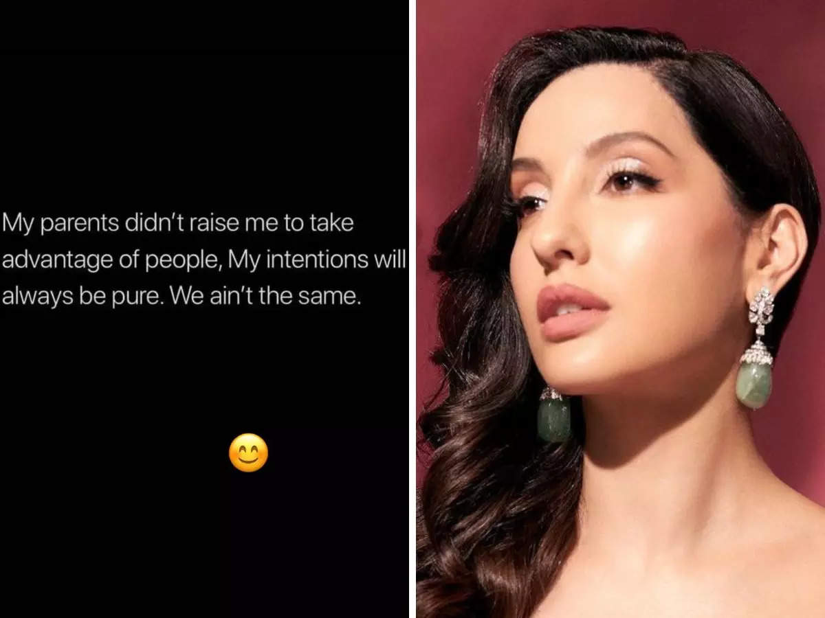 Nora Fatehi Post: 'My parents didn't raise me to take advantage of ...