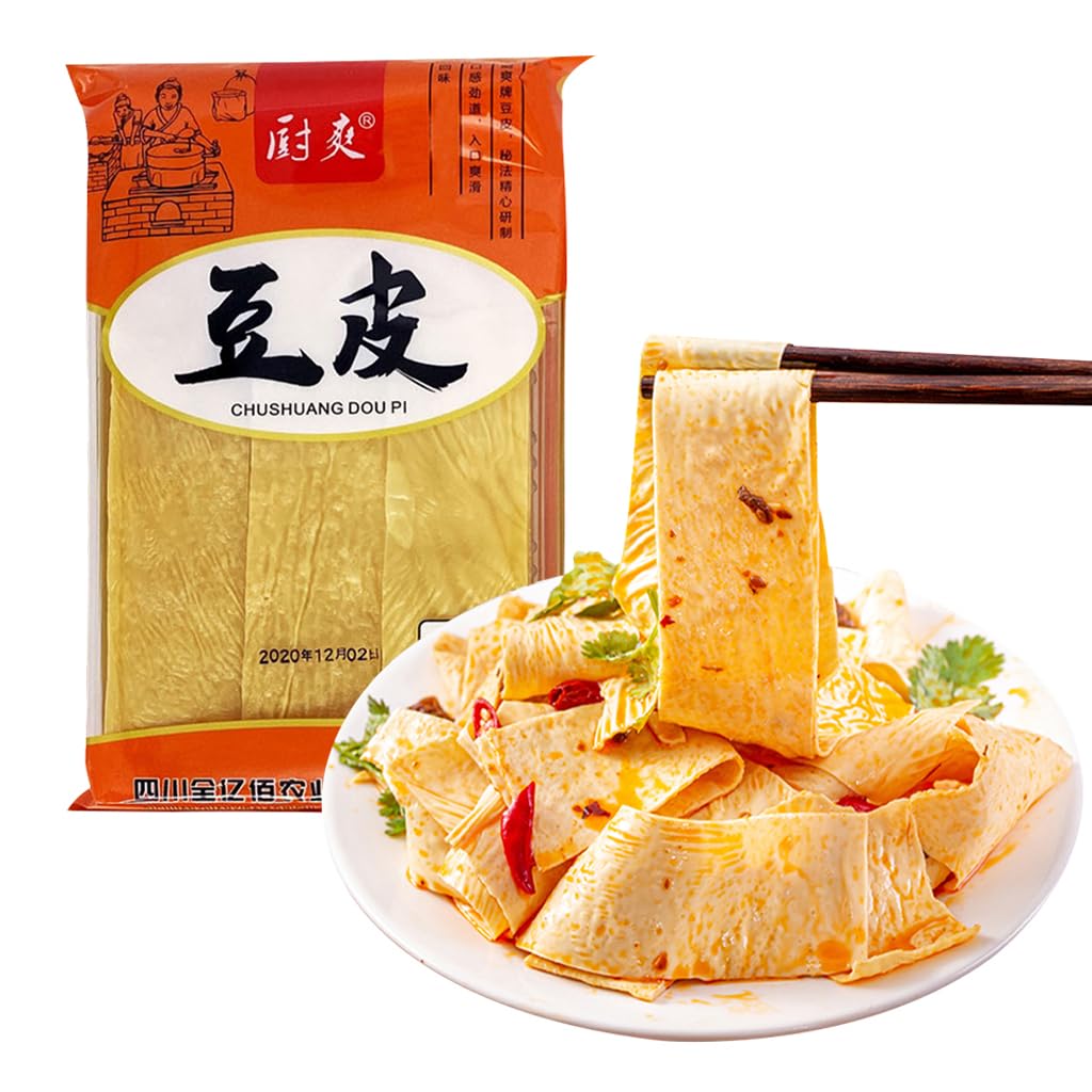 Amazon.com: SXET Dried Tofu Skin, Handmade Bean Curd Sheets ...