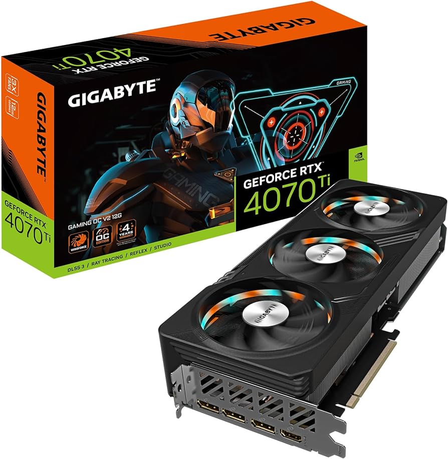 Amazon.com: GIGABYTE GeForce RTX 4070 Ti GAMING OC V2 12G Graphics ...