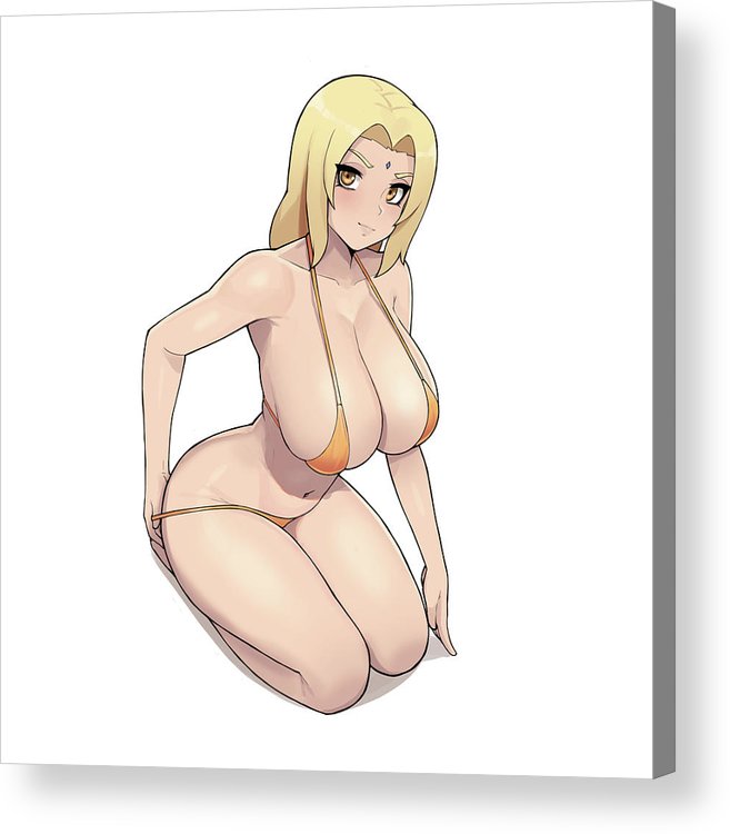 Sexy Ninja Tsunade Acrylic Print by Jacklin Bertlin - Pixels