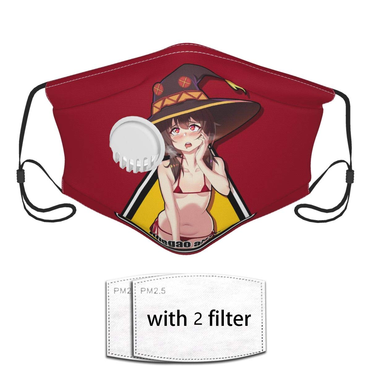 Amazon.com: Qiuqiu Konosuba Megumin Hentai Mask with Breathing ...