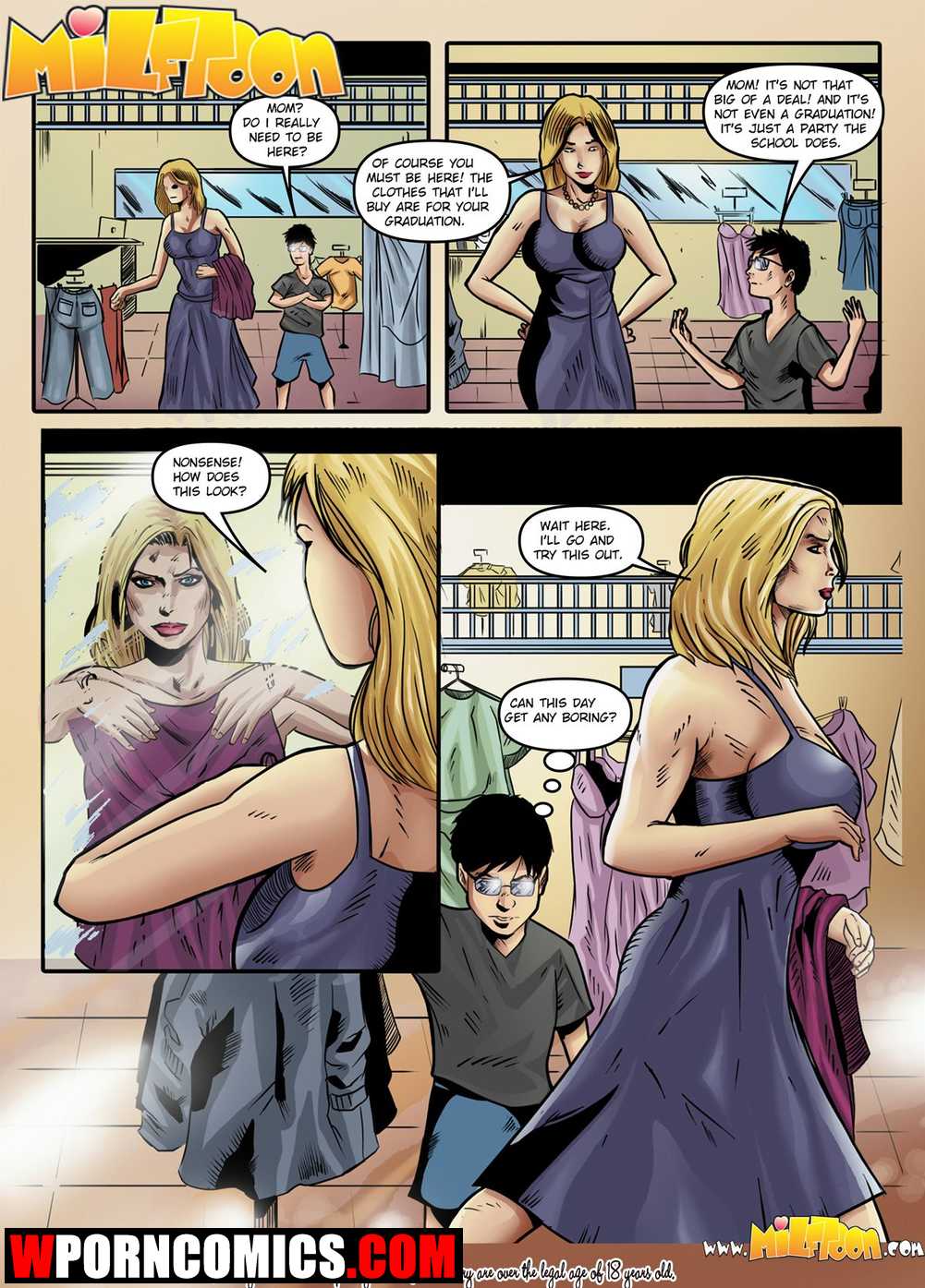 ✅️ Porn comic Damn It. Sex comic a clothing store, | Porn comics ...