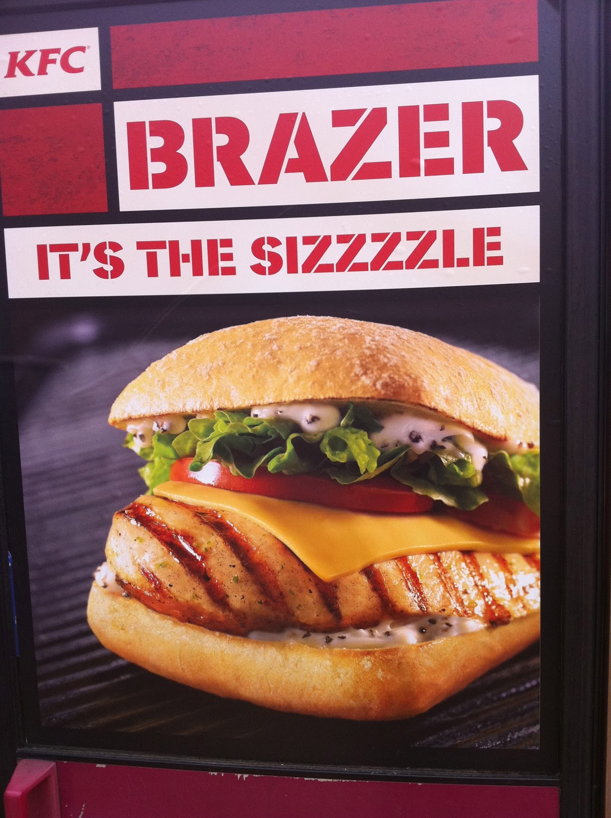 A Review A Day: Today's Review: KFC Brazer
