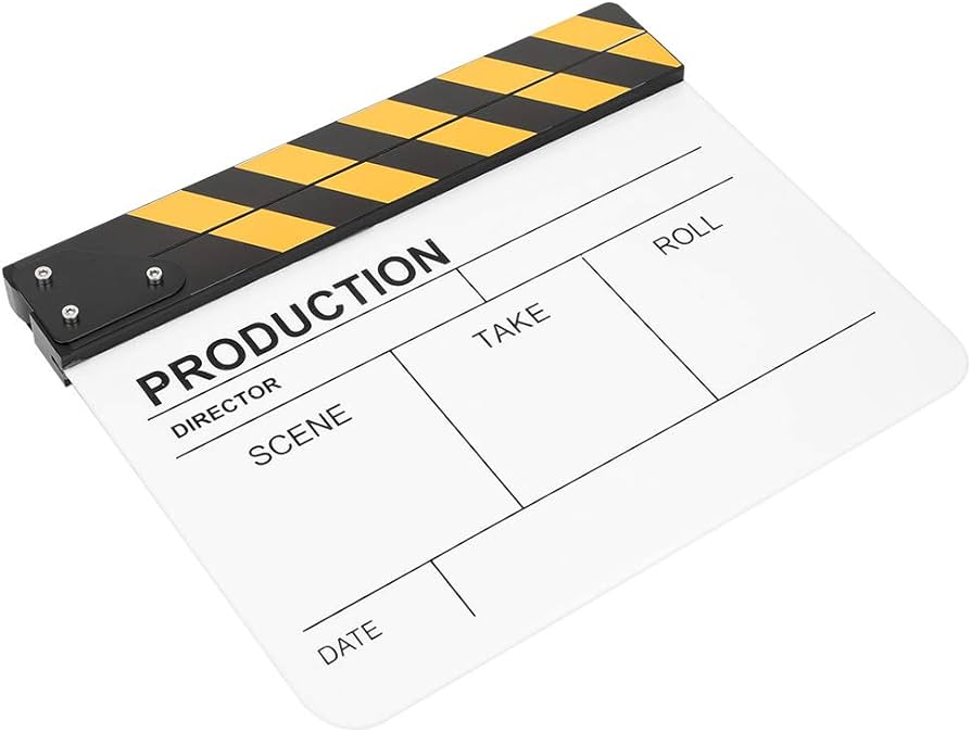 Amazon.com: VINGVO Taidda- Clapperboard Movie Clapperboard More ...