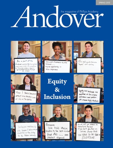 Andover, the magazine: Spring 2015 by Phillips Academy - Issuu
