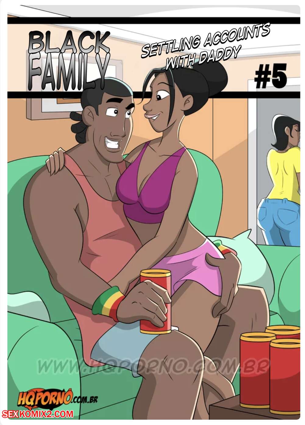 ✅️ Porn comic Familia Black. Parte 5. Acertando as contas com o ...