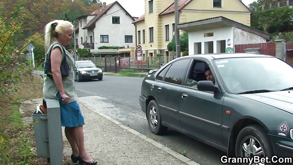 Melita X in "Picking Up Granny", HD / From: Granny Bet