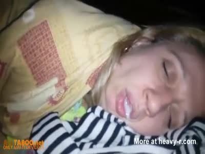 Cum In Sleeping Mom's Mouth
